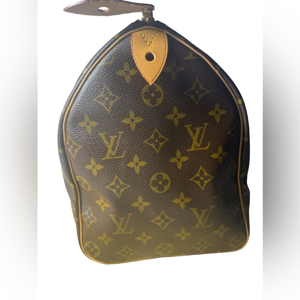 Louis Vuitton Top Handle Bag with Brass Padlock Keys And Dust Bag - Picture 4 of 12